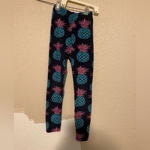 Girls Pineapple Leggings